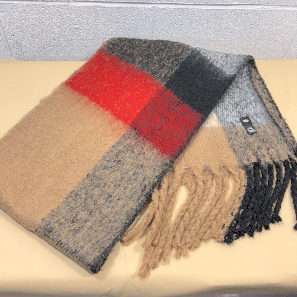 Indigo, super soft winter scarf​​​​​